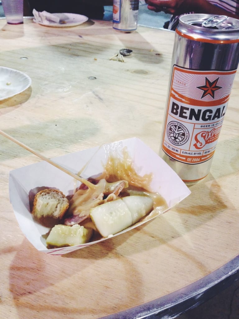 Raclette and Sixpoint Bengali