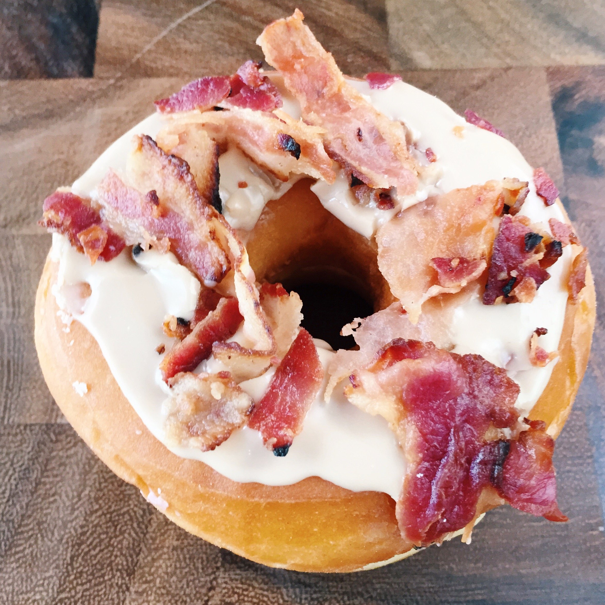 The Fat Boy - Donut Grilled Cheese with Bacon + Maple ...