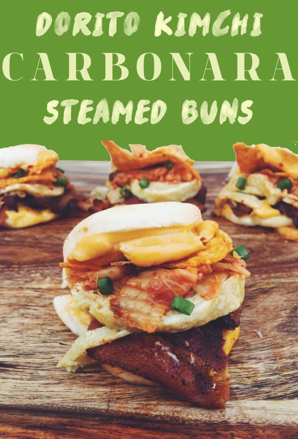 Dorito Kimchi Cabonara bao