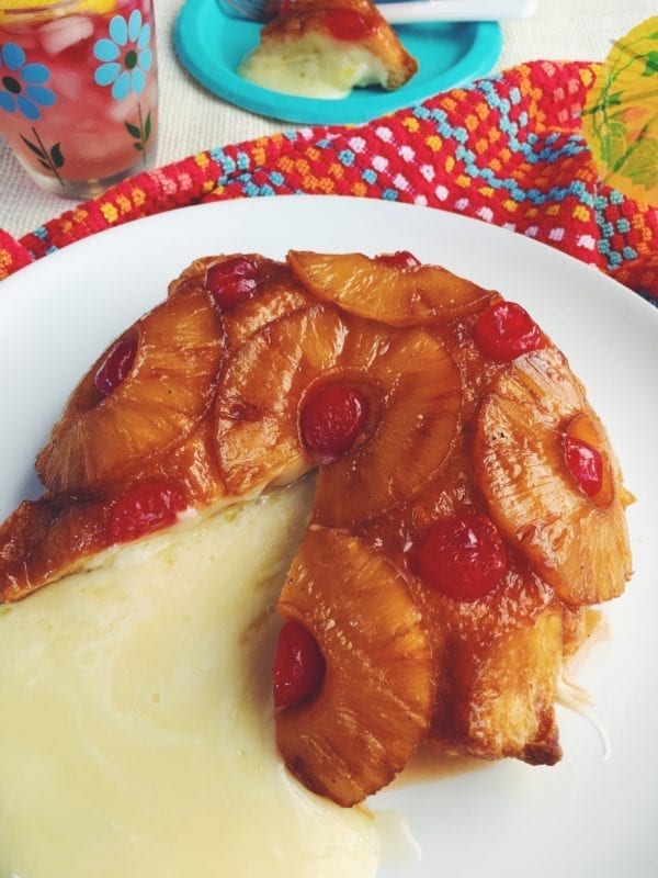 Pineapple Upside Down Baked Brie