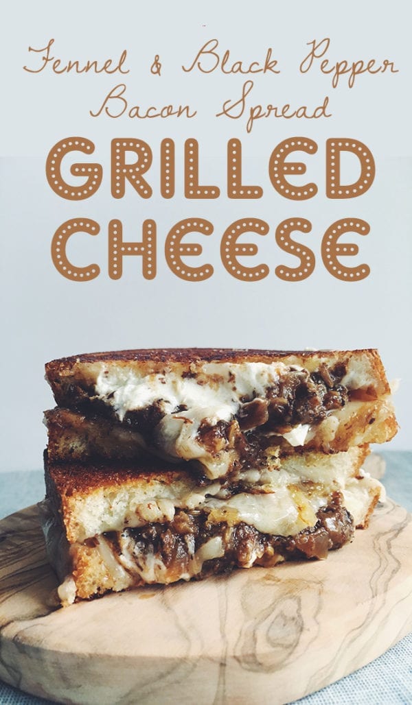 Fennel Bacon Jam Grilled Cheese Social