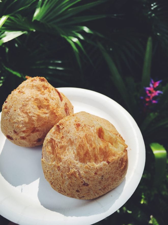 Epcot's 2016 Food and Wine Festival Best Cheese Dish 7 Brazilian Cheese Bread