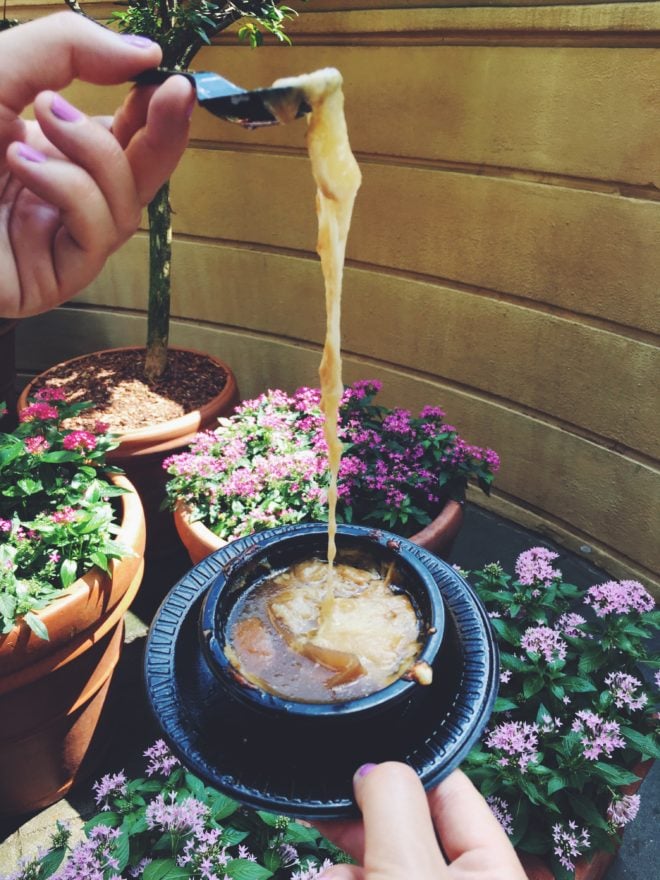 Epcot's 2016 Food and Wine Festival Best Cheese Dish 9 French Onion Soup