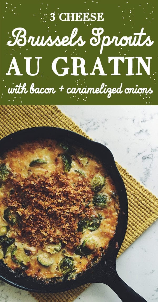 brussels sprouts au gratin