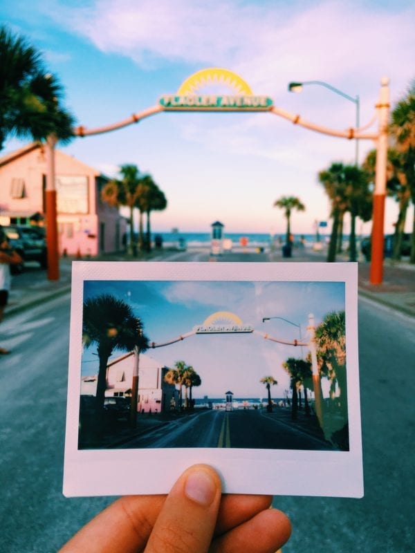 Flagler Avenue in New Smyrna Beach, Florida