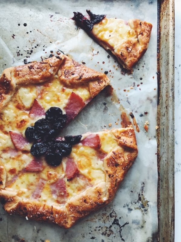 bourbon gouda and smoked ham galette