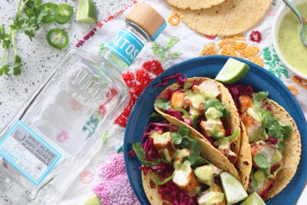 Coconut Tequila Fish Tacos