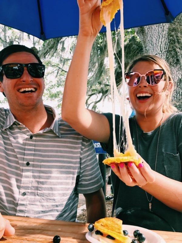 MacKenzie Smith and Jeremy Johnston at Florida Blueberry Festival in Brooksville