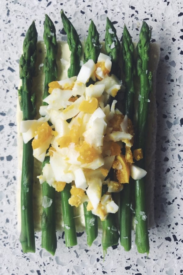 asparagus and egg tramezzini