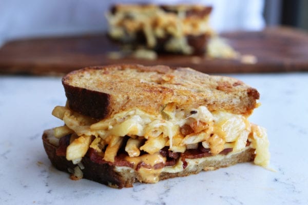 Loaded French Fry Grilled Cheese Sandwich Recipe