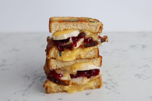 thanksgiving grilled cheese