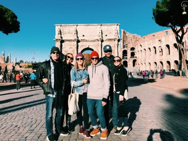 free family walking tour rome, italy