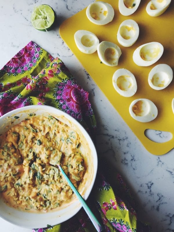 Pho-Inspired Vietnamese Deviled Eggs - The Perfect Father's Day Snack or Apetizer