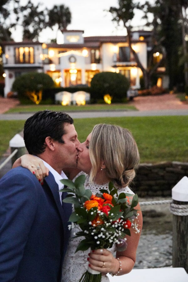 MacKenzie Smith and Jeremy Johnston's Surprise Wedding at The Black Dolphin Inn in New Smyrna Beach, Florida