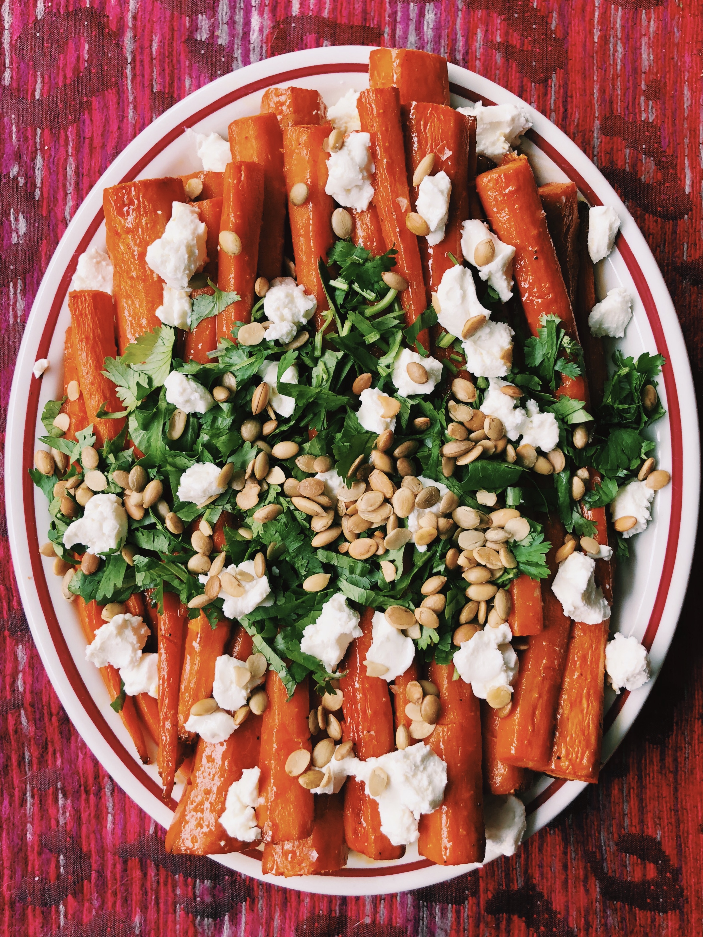 Honey Sriracha Roasted Carrots With Goat Cheese Grilled Cheese Social