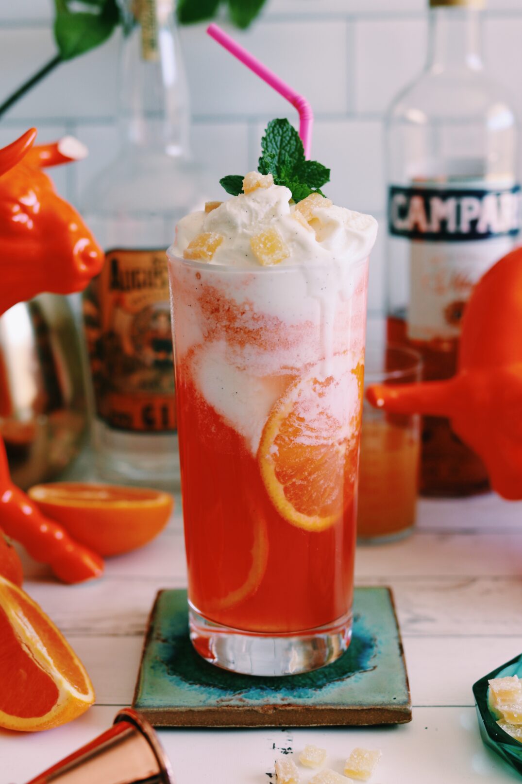 Mango Campari Float - Grilled Cheese Social