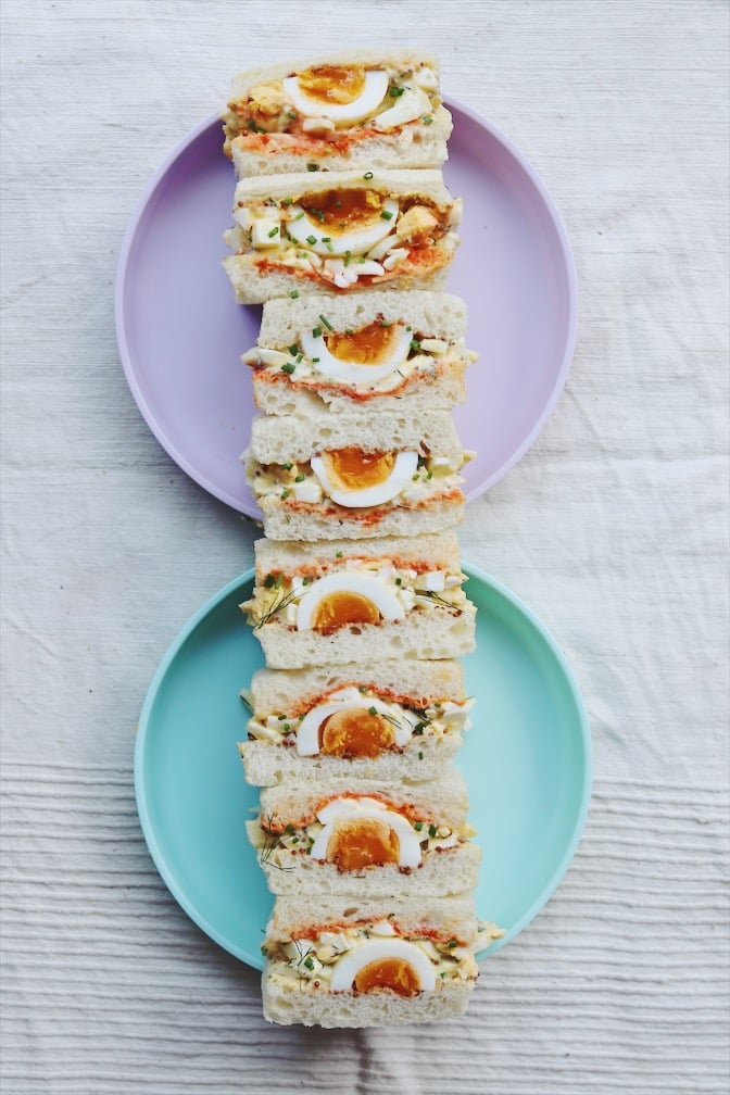 Japanese Egg Salad Sandwiches - Kirbie's Cravings