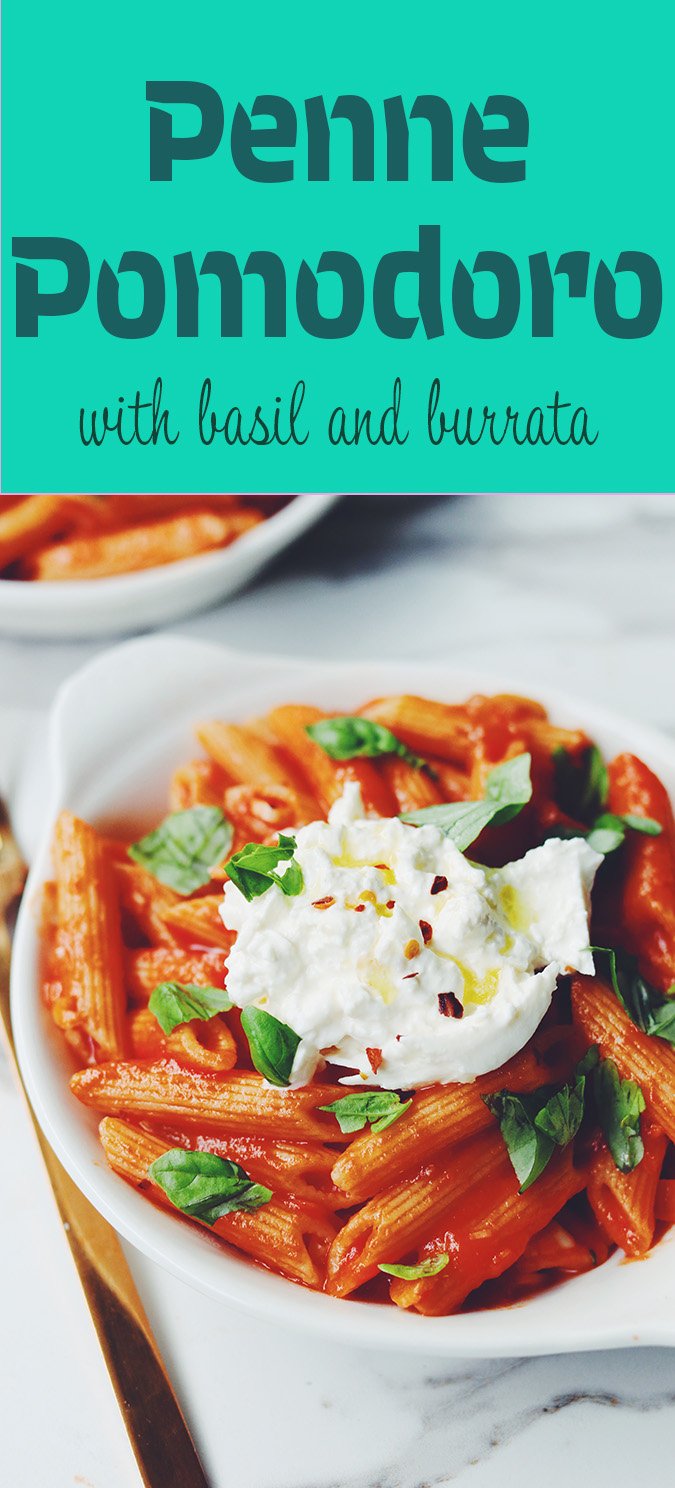 Linguine Pomodoro with Burrata » CafeHailee