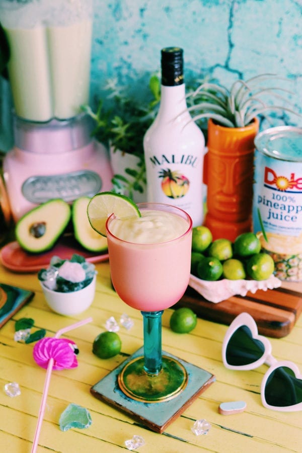 Key Lime Colada - aka upgraded malibu pina colada