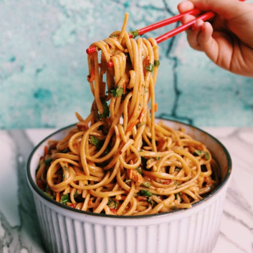 asian noodles salad