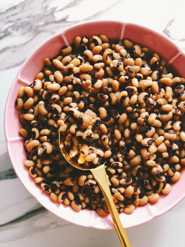 instant pot black eyed peas