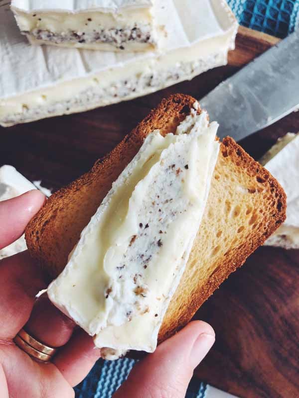 black truffle brie