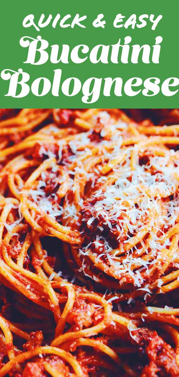 Bucatini Bolognese is one of my favorite hearty italian pasta dinners. It’s rich and savory and full of flavor - and you can make this robust sauce in less than an hour. I like to top it with herby whipped ricotta but that is totally optional!