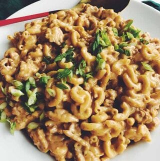 homemade hamburger helper with turkey