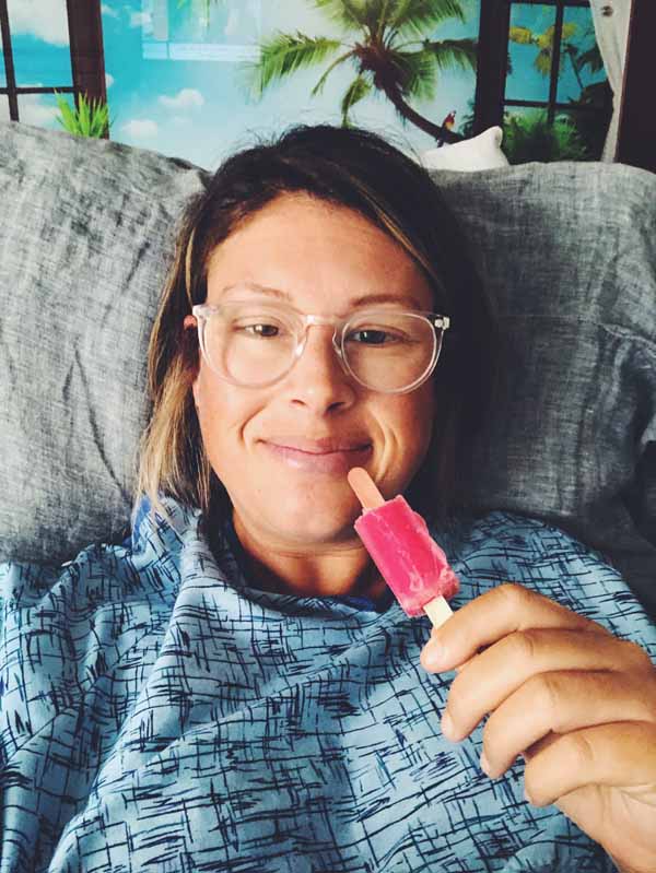 popsicle to induce labor