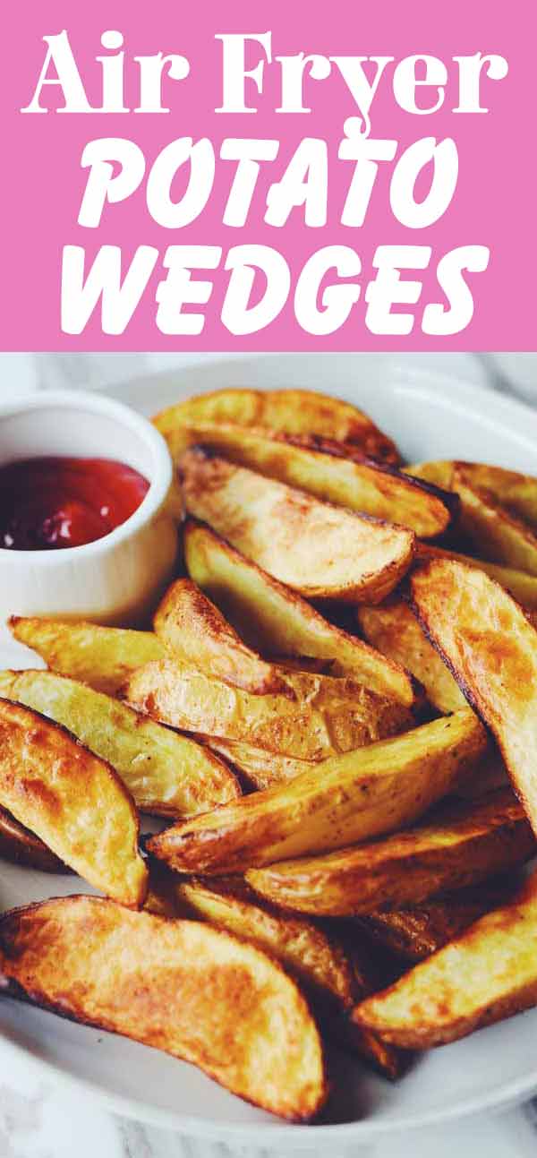 Once you make these air fryer potato wedges, you’ll never make them any other way! They’re crispy, crunchy, and super easy! Not only are they healthier this way, but they’re way quicker to make, too!