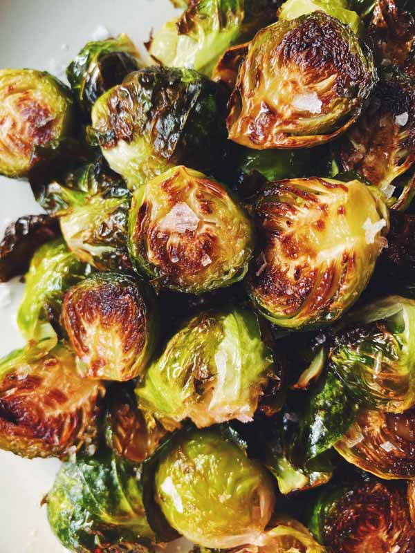 Honey Sriracha Roasted Brussel Sprouts - Grilled Cheese Social