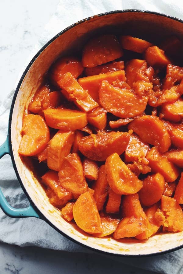 old fashioned candied sweet potatoes