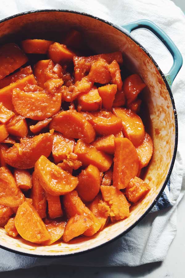 old fashioned candied sweet potatoes