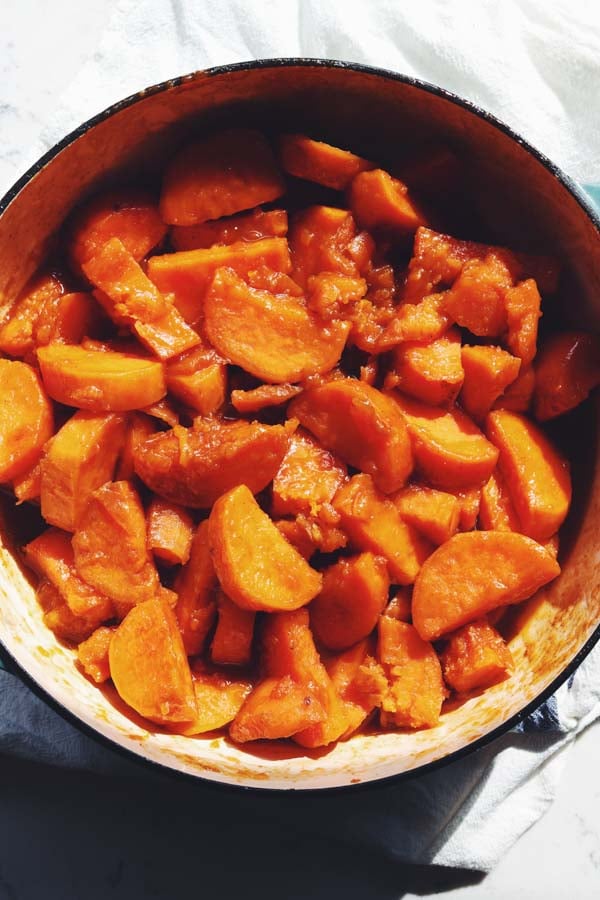 old fashioned candied sweet potatoes