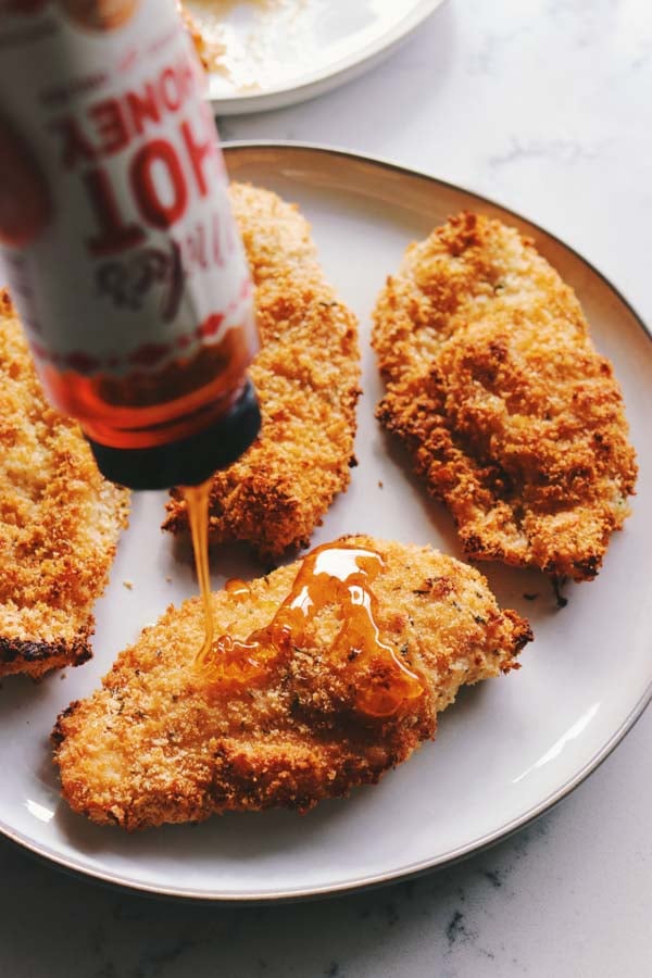 oven fried parmesan crusted chicken