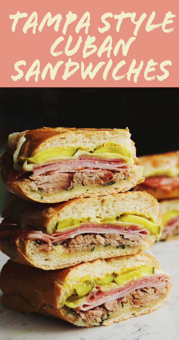 Our Smith Family Tampa Cuban Sandwiches are a family tradition! Unlike the traditional recipe, we add salami and an herby garlic butter that makes the whole sandwich even more flavorful. They're made in under 15 minutes and baked in the oven for convenience. I hope you love them as much as we do! 