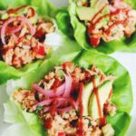 thai canned tuna lettuce wraps