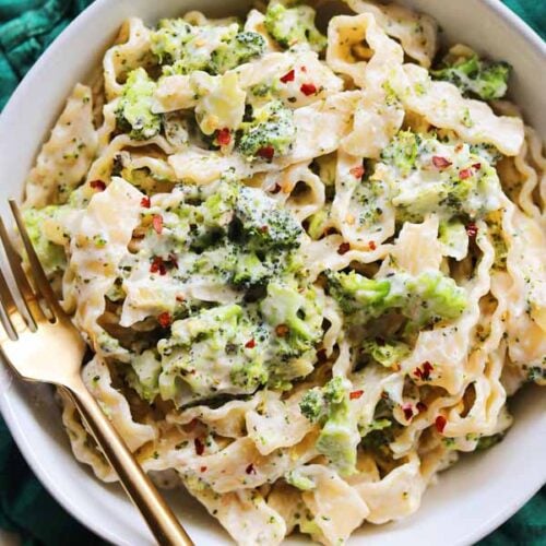 Boursin Cheese Pasta with Broccoli - Grilled Cheese Social