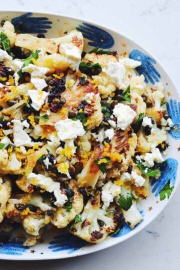 Mediterranean Cauliflower Salad