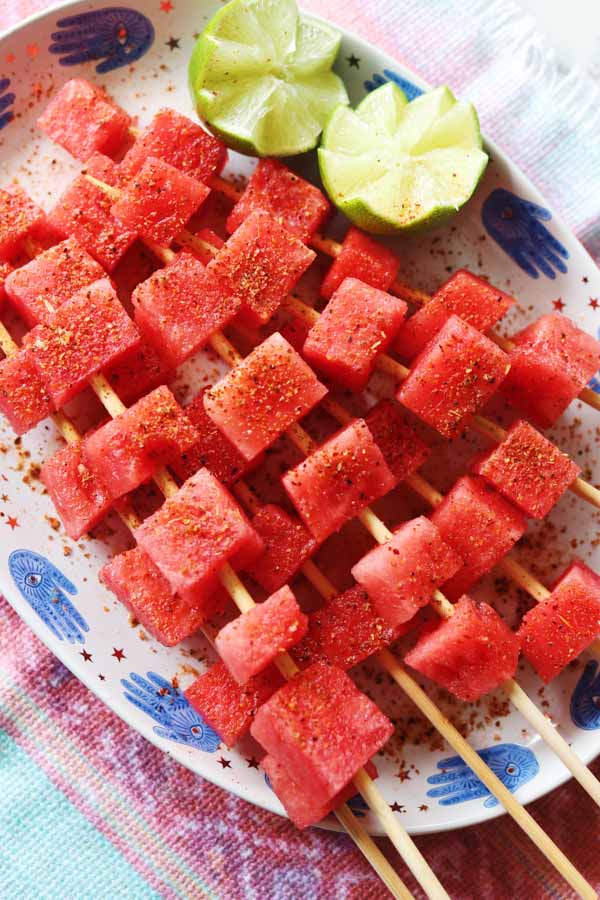watermelon with tajin