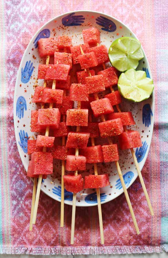 watermelon with tajin