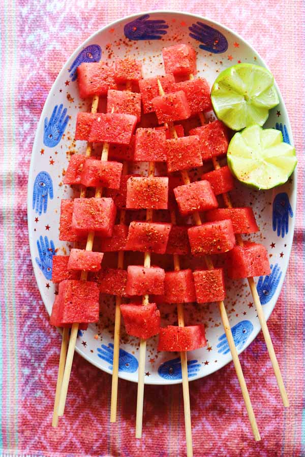 watermelon with tajin