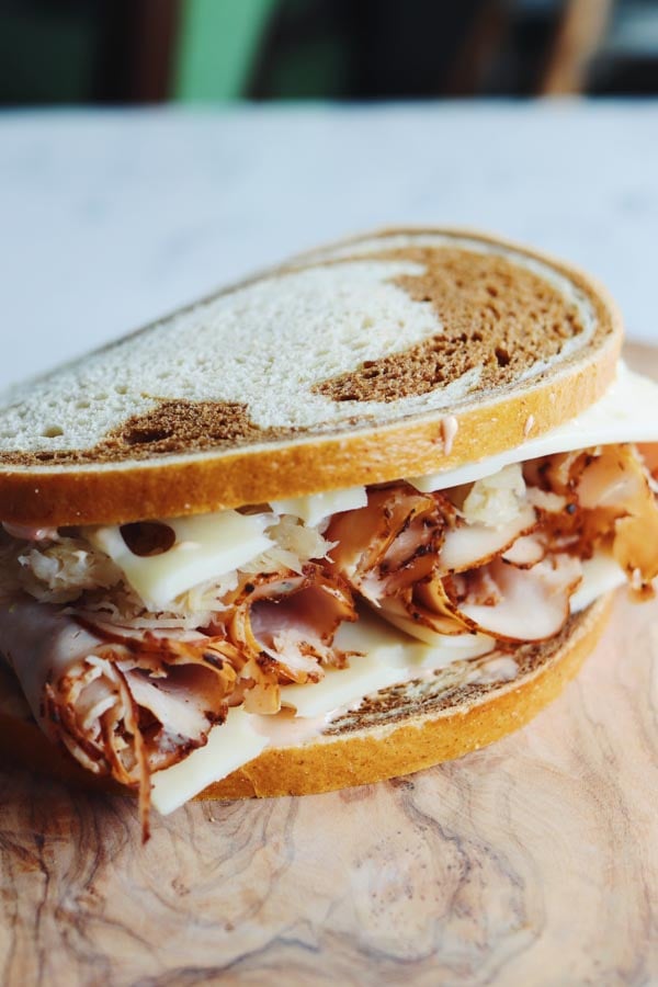 Grilled Turkey Pastrami Sandwich - Grilled Cheese Social