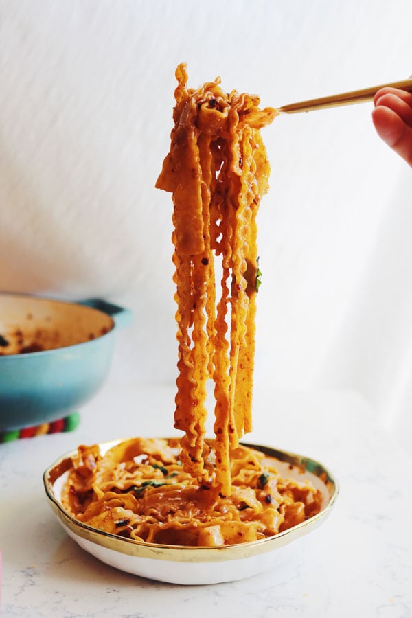 chili garlic noodles