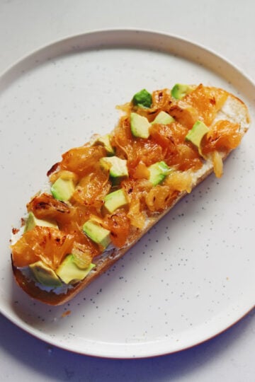 bruleed florida grapefruit toast