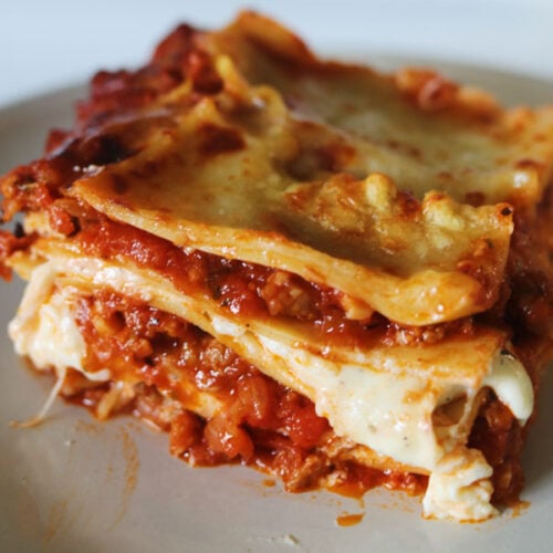 Sausage and 4-Cheese Lasagna