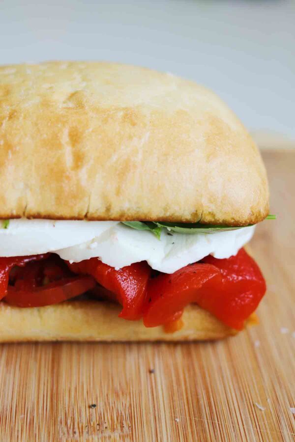The Best Ciabatta Caprese Sandwich - Grilled Cheese Social