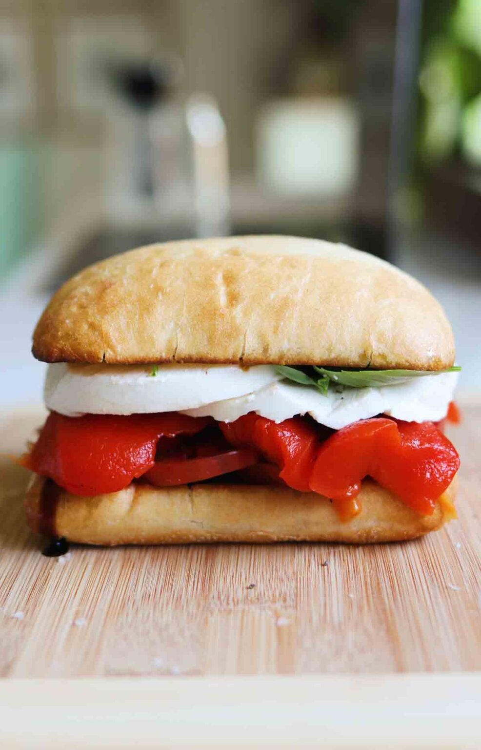 The Best Ciabatta Caprese Sandwich - Grilled Cheese Social
