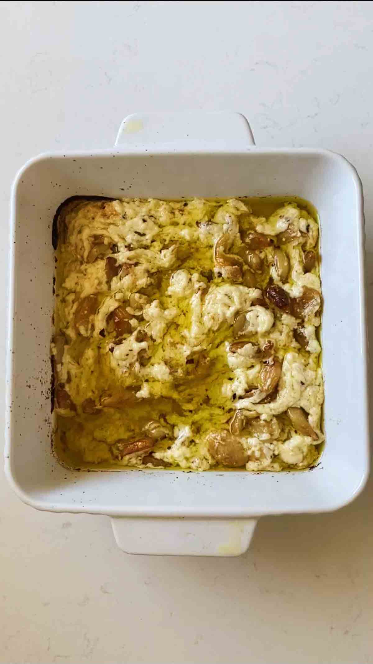 Garlic Confit Baked Feta Pasta Grilled Cheese Social