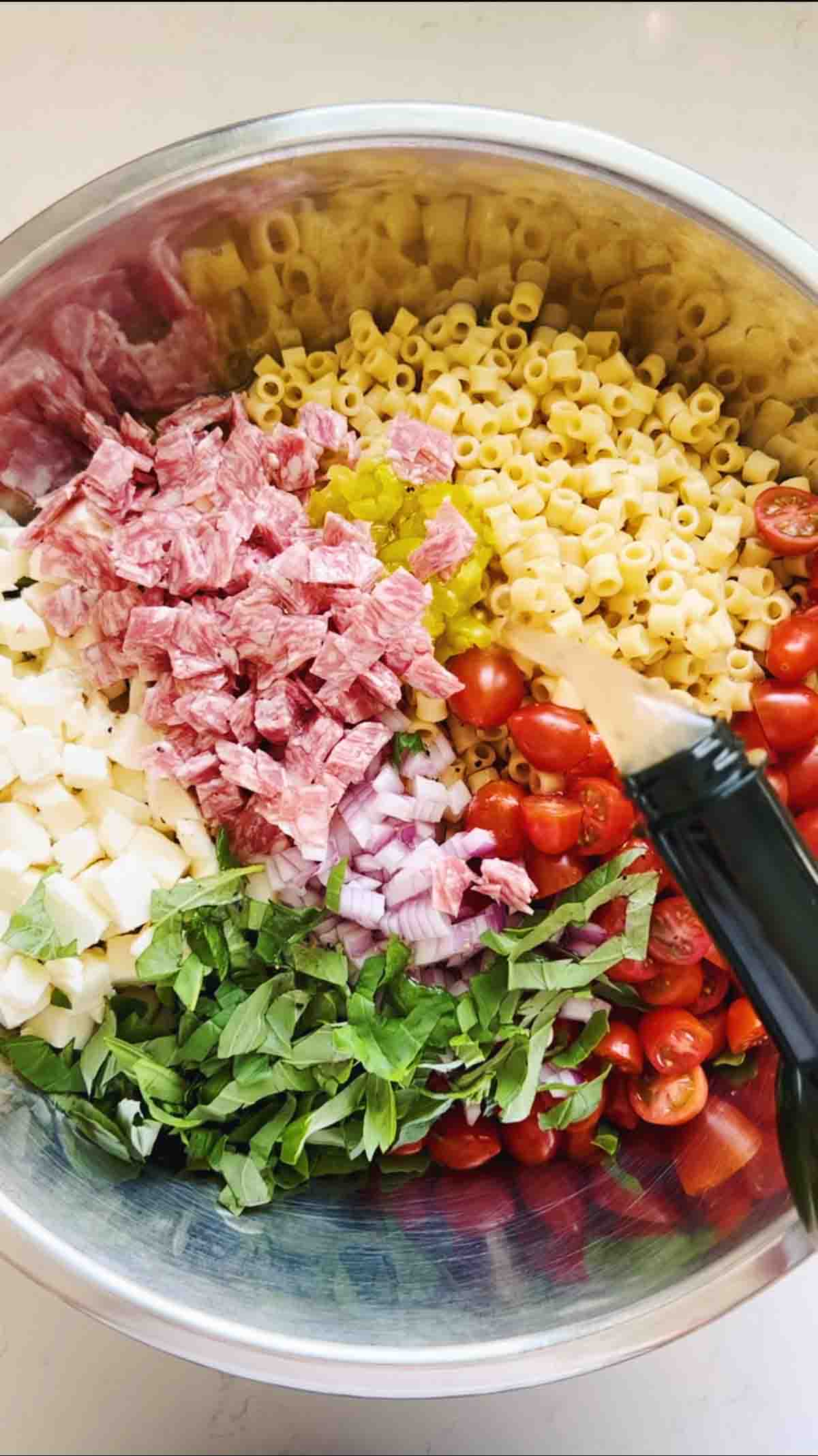 Viral Grinder Pasta Salad Grilled Cheese Social